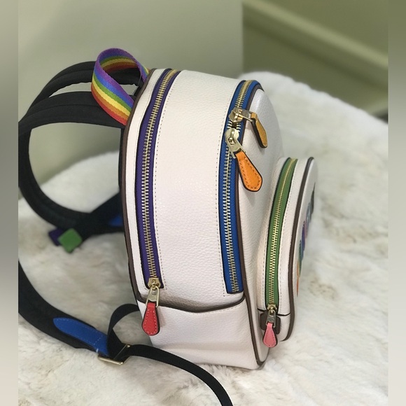 Mini Court Backpack With Rainbow Coach - Picture 3 of 5